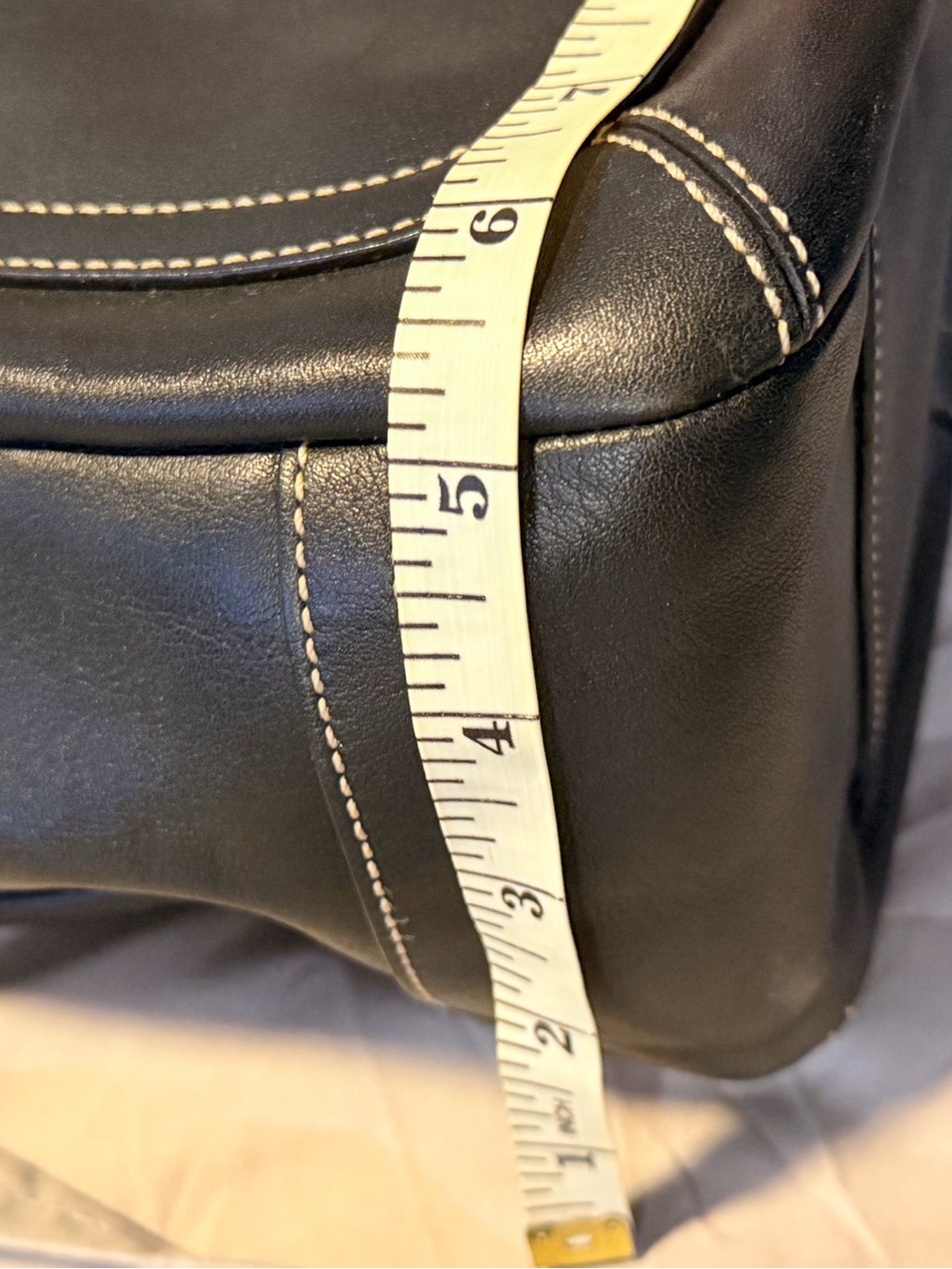 Coach Y2K ERGO LEGACY Black Leather Tote - Picture 14 of 15